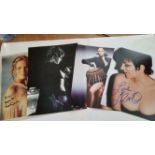 GLAMOUR, signed photos, inc. Bo Derek, Dalida, Jennifer Lopez, Cindy Crawford, Jacqueline Bisset,