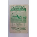 FOOTBALL, Ellesmere Port away programme, at Runcorn, 26th Dec 1964, signed to field of play by all