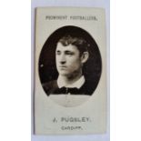 TADDY, Prominent Footballers (rugby), Pugsley (Cardiff), Imperial back, EX