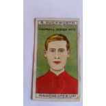 LOVELL, Photos of Football Stars, No. 13 Duckworth (Manchester United), corner crease, about G