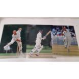 CRICKET, press photos of Nottinghamshire players, inc. Derek Randall, Andy Pick, Paul Pollard, Kevin