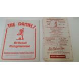 FOOTBALL, Stanford AFC home programmes, 1960s (4)-1980s, inc. v Sutton Town 1965/6; 1970/1 (6),