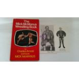 WRESTLING, selection, inc. hardback edition of The Mike McManus Wresting Book by Arnold, dj; two