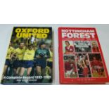 FOOTBALL, hardback editions, complete records, inc. Nottingham Forest 1865-1991 by Pete Attaway;