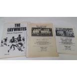 FOOTBALL, Rhyl, home programmes, 1970s, inc. 1971/2 (2), Buxton, Droylesden; Oswestry Town 1972/3;