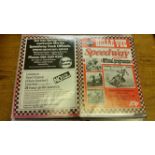 SPEEDWAY, programmes, 1960s onwards, inc. Wimbledon, Hackney, Kings Lynn, Rye, Ellesmere Port,