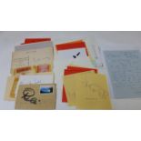 MIXED SPORT, signed selection, inc. album pages, white cards, pieces etc; Pele, Gladstone Small,