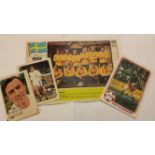 FOOTBALL, gum issue posters, inc. A&BC, 1967 (10/12), 1970 (11/14), 1970 World Cup (2/16); Topps