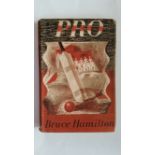 CRICKET, hardback edition of Pro by Bruce Hamilton, 1946, covering the life of EA Lamb, dj, VG