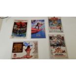 CINEMA, James Bond, signed modern postcards, inc. Ursula Andress, Richard Kiel, Tom Jones, Nancy