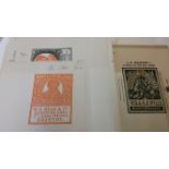 TOBACCO LABELS, selection of label proofs, post-war, inc. Bigg, Edwards Ringer, Richards & Fuller,