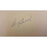CINEMA, signed album page by Clint Eastwood, 4 x 3.25, EX