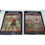 HUNTING, hardback editions of British & Irish Hunts & Huntsmen Vols 1 & 2 by Watson, 1982, each with