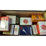 CIGARETTE PACKETS, live packs, mainly foreign , inc. Russian & Soviet (13); Reval, Rothmans Crown