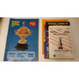 FOOTBALL, programmes for big matches, inc. European Cup, friendlies, Anglo-Italian, testimonials;