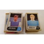 A. & B.C. GUM, 1969 Footballers, 1-64 (60), 65-117 (24) & 118-170 (38), most with tape stains to
