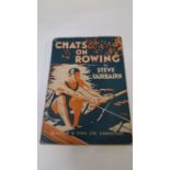 ROWING, hardback edition, Chats on Rowing by Steve Fairbairn (1934), tears & scuffing to dj,