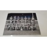 FOOTBALL, signed team photo by Liverpool, 1984/5, 17 signatures inc. Fagan, Dalglish, Rush,