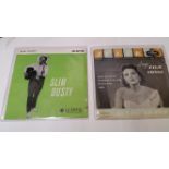 POP MUSIC, signed singles, Julie London Sings Film Songs, Slim Dusty (signed postcard with