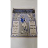 FOOTBALL, Ipswich Town home programme, v Exeter City, 31st Dec 1938, coupon (half page 19)