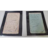 CRICKET, signed album pages, 1926, inc. Leicestershire (19 signatures), Bradwell, Shipman, Riley,