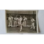CRICKET, press photos, Australia in England, 1968, showing Lawry leading first practice at Lords,