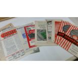 FOOTBALL, Sunderland home (10) & away programmes, 1958/9, first season out of top division, G to VG,