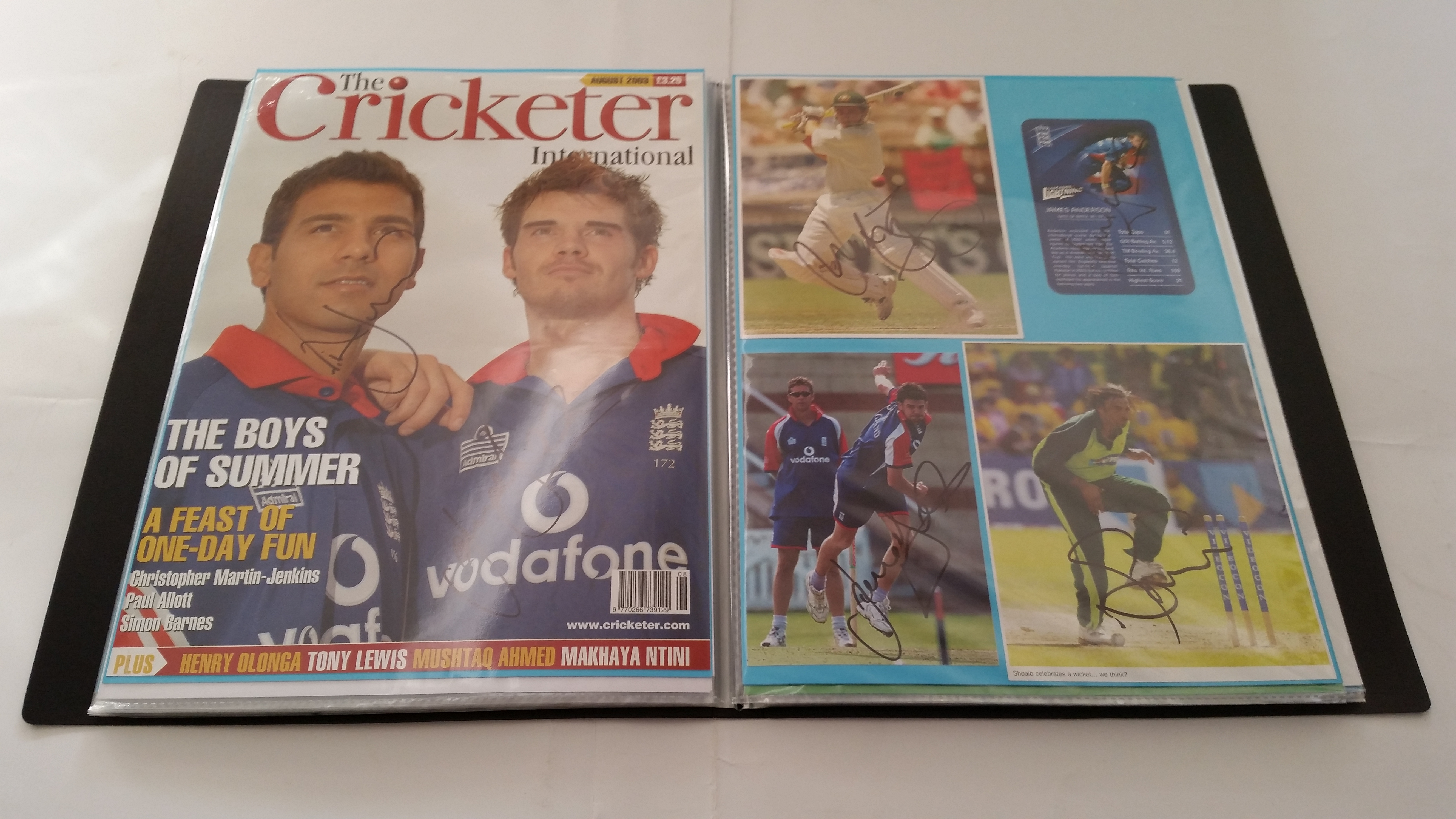 CRICKET, signed selection, inc pages removed from magazines, trade cards, newspaper cuttings, The - Image 2 of 4