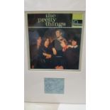 POP MUSIC, signed album pages, The Pretty Things (all five signatures), John Stax, Stu James, John