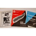 RUGBY UNION, New Zealand programmes from UK tours, mainly v Welsh clubs, inc. Neath & Aberavon,