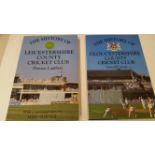 CRICKET, hardback editions, The History of ... inc. Leicestershire CCC by Dennis Lambert;
