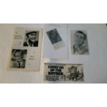 ENTERTAINMENT, Carry On selection, inc. signed programme, magazine cuttings etc., inc. Jim Dale,