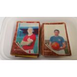 A. & B.C. GUM, 1963 Footballers, 1-55 (24/55) & 56-110 (44/55), some corner knocks, about TG to