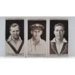 CRICKET, complete (3), Wills 1928 & 2nd; Ogdens Cricket 1926, complete, VG to EX, 150