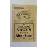 FOOTBALL, programme, Middlesbrough v Liverpool, 25th Feb 1950, slight creasing to cover, G