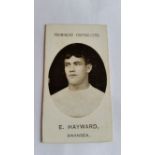 TADDY, Prominent Footballers (rugby), Hayward (Swansea), Grapnel back, EX