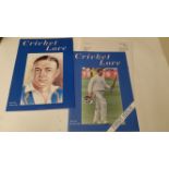 CRICKET, magazines, Cricket Lore, Vol 1 Nos. 1-10, with subscription letters (6), EX, 10+