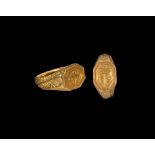 Henry VIII Period 'The Bridlington Priory' Gold Merchant's Signet Ring