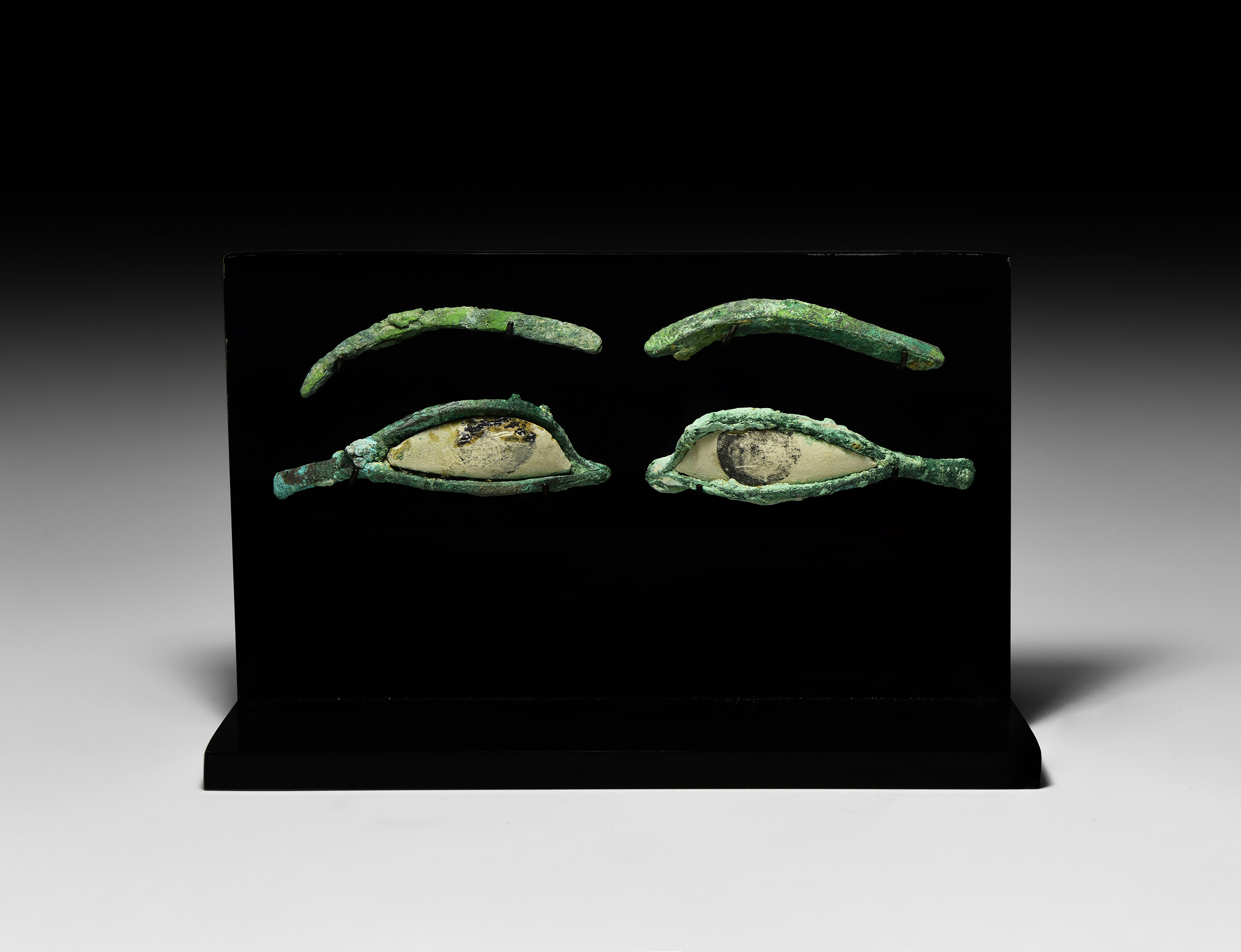 Egyptian Mummy Eye Pair