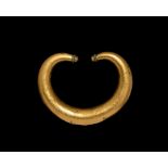 Iron Age Celtiberian Gold Clad Bracelet