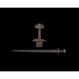 Viking Sword with Elaborate Hilt