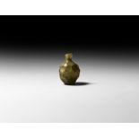 Western Asiatic Sassanian Cut Glass Perfume Bottle