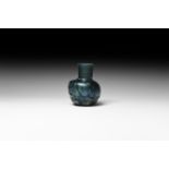 Byzantine Deep Blue Glass Vessel