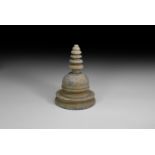 Gandharan Three-Piece Stupa Reliquary