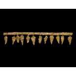 Hellenistic Gold Diadem with Leaves