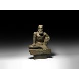 Gandharan Crouching Atlas Figure