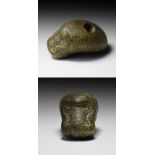 Stone Age Pierced Macehead with Face