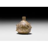 Roman Pinched Glass Vessel