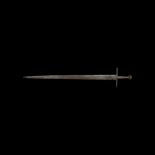 Medieval Single-Handed Double-Edged Sword