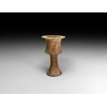 Western Asiatic Bactrian Carved Chalice